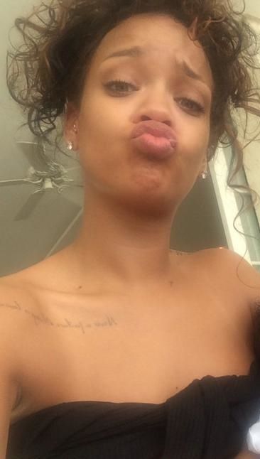 Braxton nude traci Rihanna's NUDES